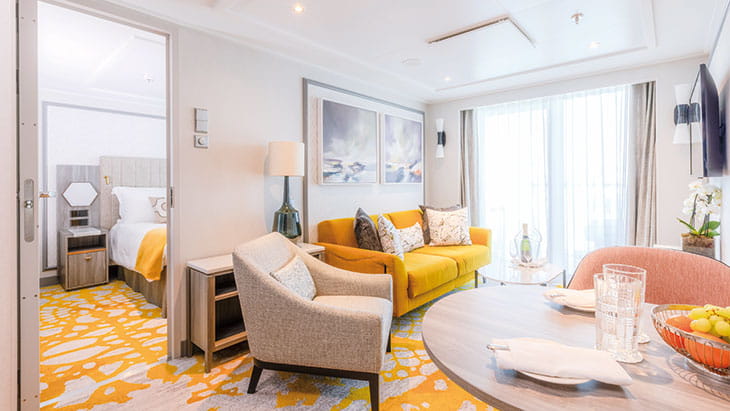 Aft suite, Spirit of Adventure